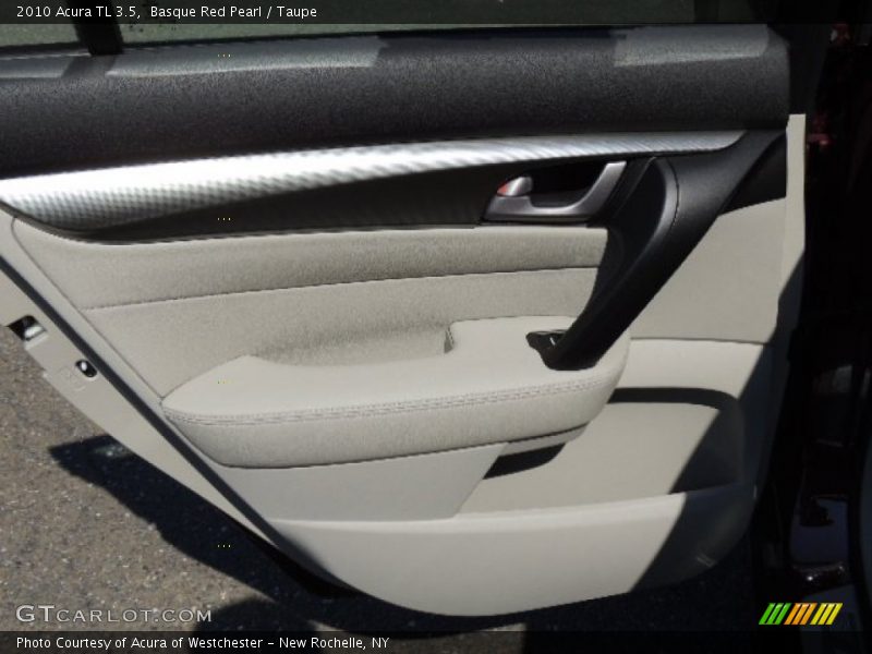 Basque Red Pearl / Taupe 2010 Acura TL 3.5