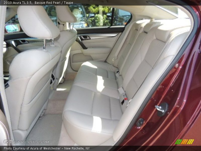 Basque Red Pearl / Taupe 2010 Acura TL 3.5