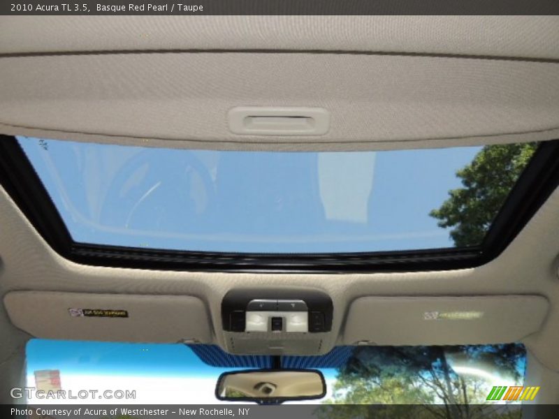 Basque Red Pearl / Taupe 2010 Acura TL 3.5