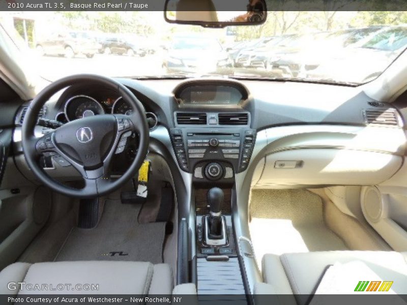 Basque Red Pearl / Taupe 2010 Acura TL 3.5