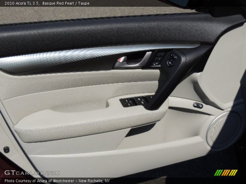Basque Red Pearl / Taupe 2010 Acura TL 3.5