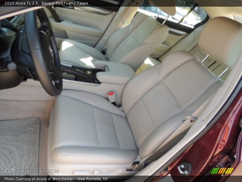 Basque Red Pearl / Taupe 2010 Acura TL 3.5