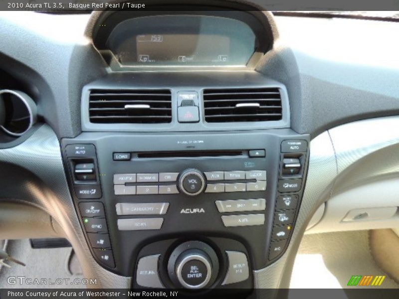 Basque Red Pearl / Taupe 2010 Acura TL 3.5