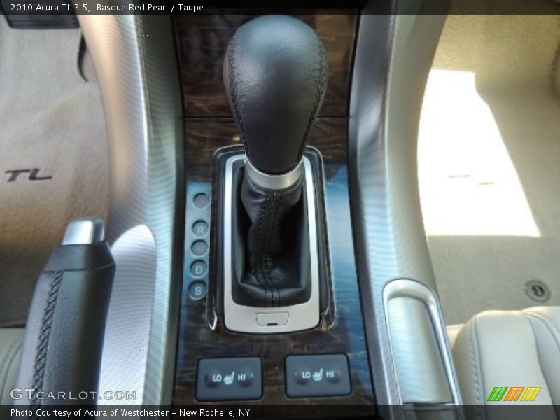 Basque Red Pearl / Taupe 2010 Acura TL 3.5