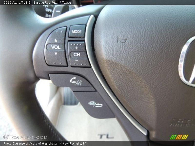 Basque Red Pearl / Taupe 2010 Acura TL 3.5