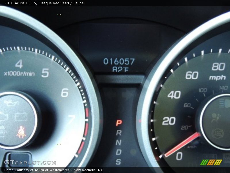 Basque Red Pearl / Taupe 2010 Acura TL 3.5