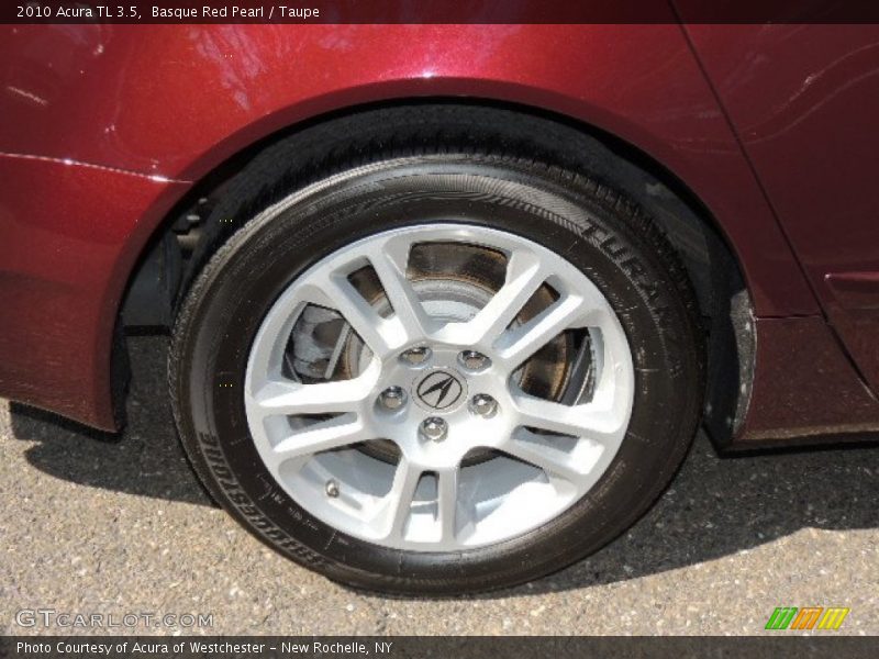 Basque Red Pearl / Taupe 2010 Acura TL 3.5