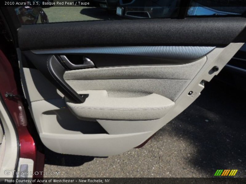 Basque Red Pearl / Taupe 2010 Acura TL 3.5