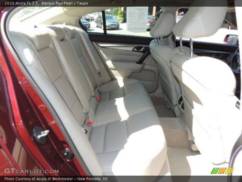 Basque Red Pearl / Taupe 2010 Acura TL 3.5