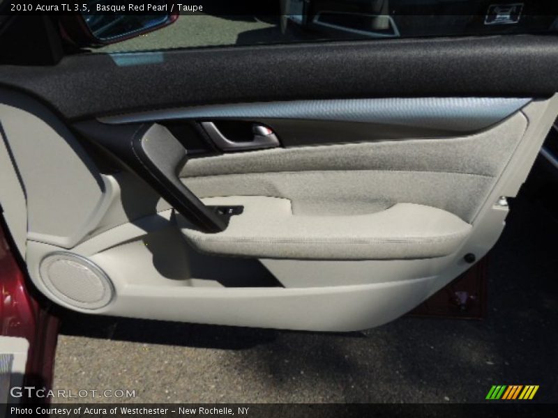 Basque Red Pearl / Taupe 2010 Acura TL 3.5