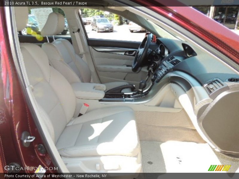 Basque Red Pearl / Taupe 2010 Acura TL 3.5
