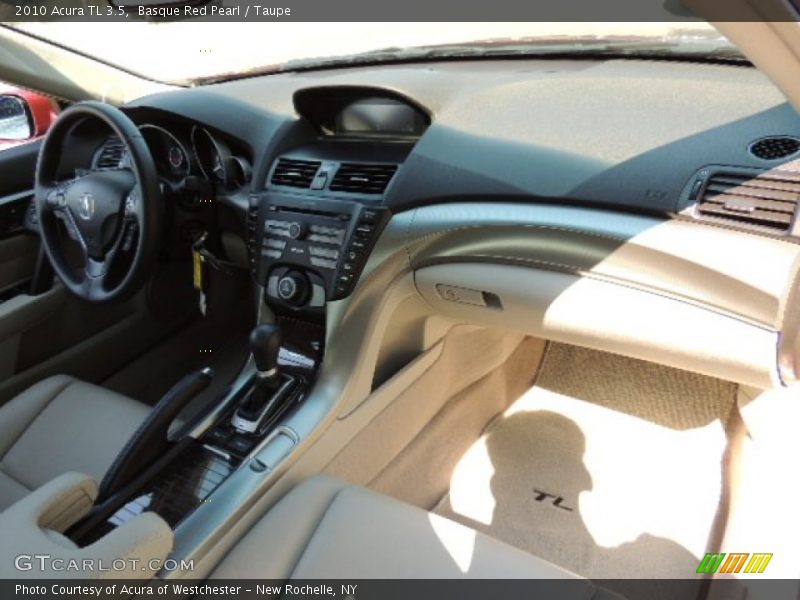 Basque Red Pearl / Taupe 2010 Acura TL 3.5