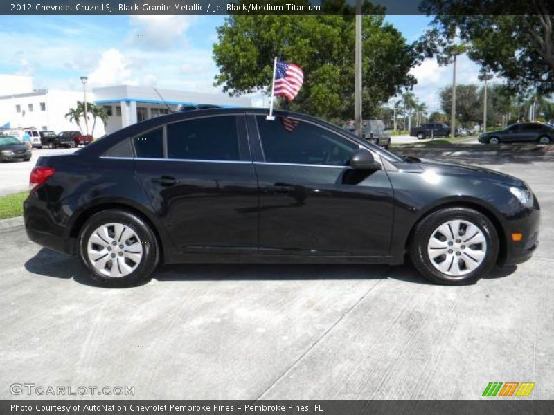Black Granite Metallic / Jet Black/Medium Titanium 2012 Chevrolet Cruze LS