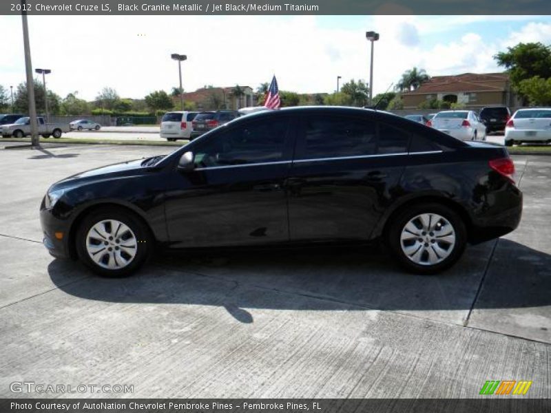 Black Granite Metallic / Jet Black/Medium Titanium 2012 Chevrolet Cruze LS