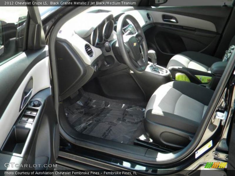 Black Granite Metallic / Jet Black/Medium Titanium 2012 Chevrolet Cruze LS