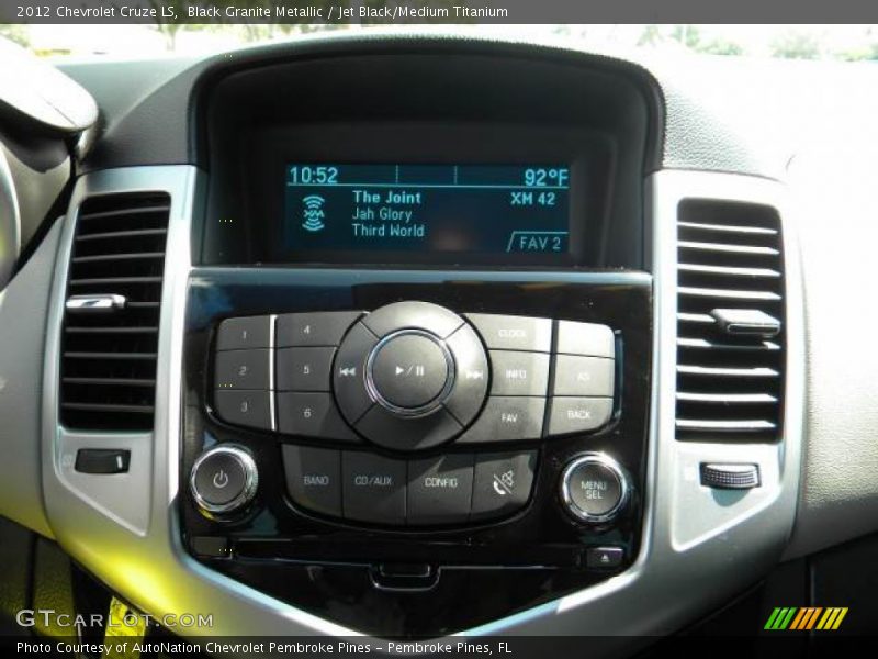 Black Granite Metallic / Jet Black/Medium Titanium 2012 Chevrolet Cruze LS