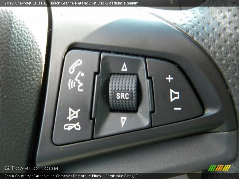 Black Granite Metallic / Jet Black/Medium Titanium 2012 Chevrolet Cruze LS
