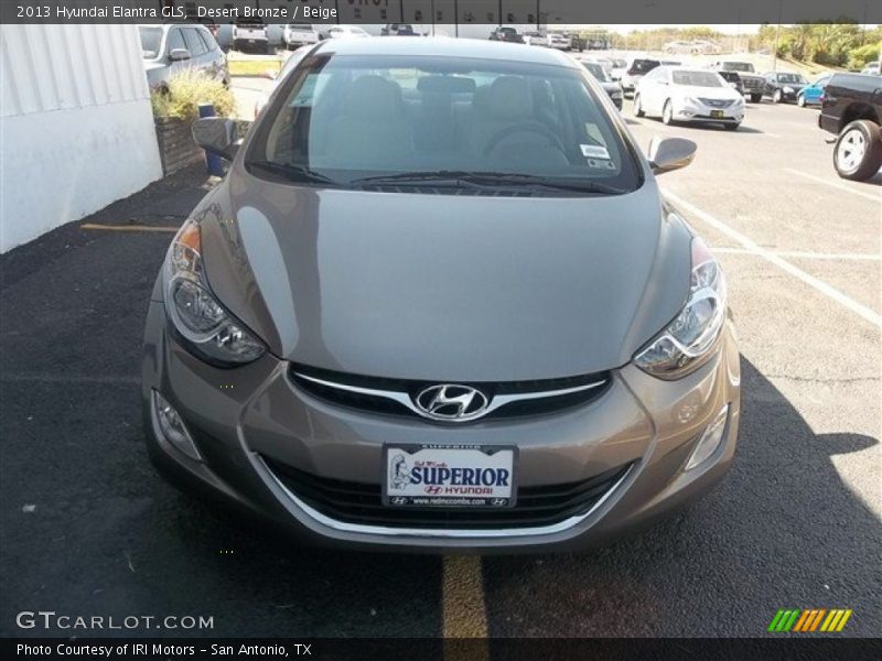 Desert Bronze / Beige 2013 Hyundai Elantra GLS