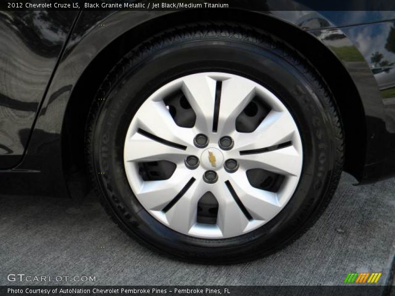 Black Granite Metallic / Jet Black/Medium Titanium 2012 Chevrolet Cruze LS