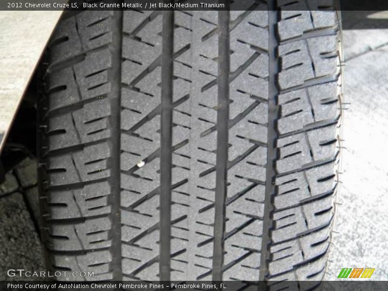 Black Granite Metallic / Jet Black/Medium Titanium 2012 Chevrolet Cruze LS