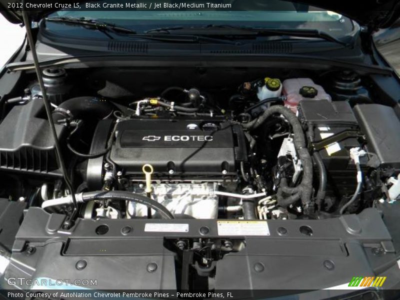 Black Granite Metallic / Jet Black/Medium Titanium 2012 Chevrolet Cruze LS