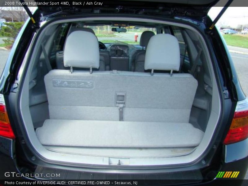 Black / Ash Gray 2008 Toyota Highlander Sport 4WD