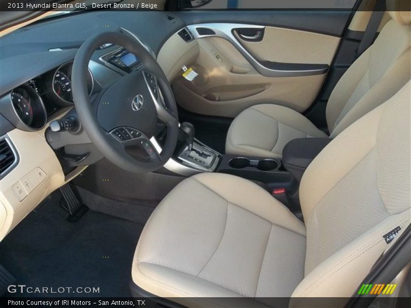 Desert Bronze / Beige 2013 Hyundai Elantra GLS
