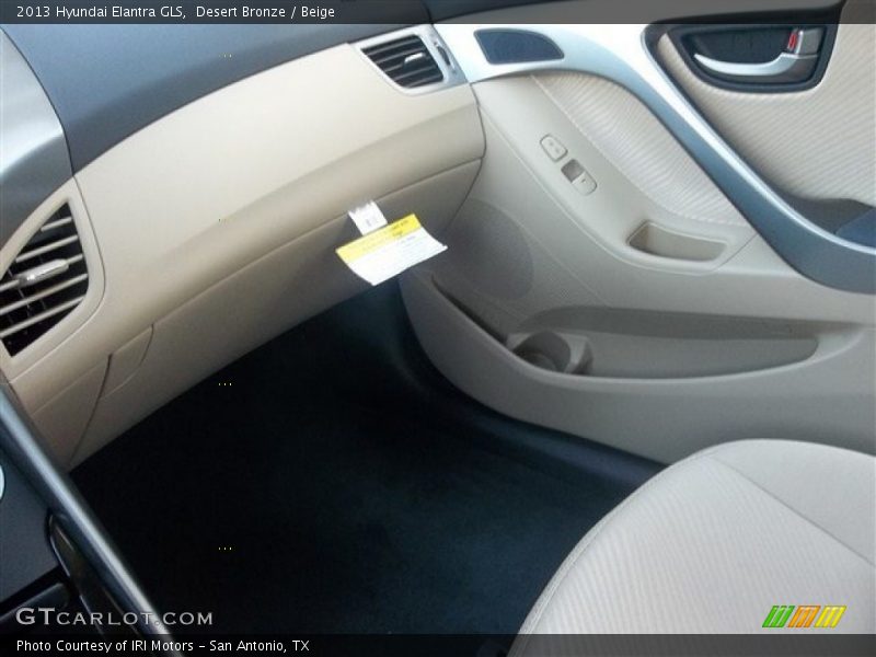 Desert Bronze / Beige 2013 Hyundai Elantra GLS