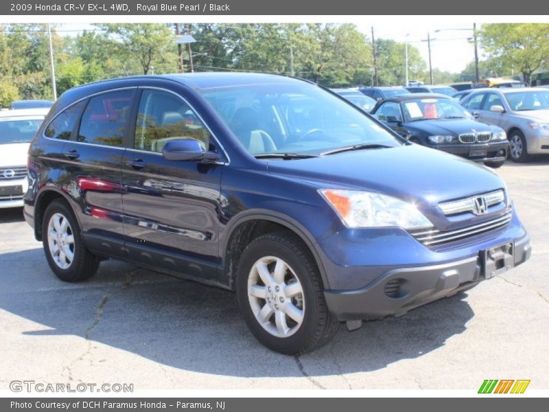 Royal Blue Pearl / Black 2009 Honda CR-V EX-L 4WD