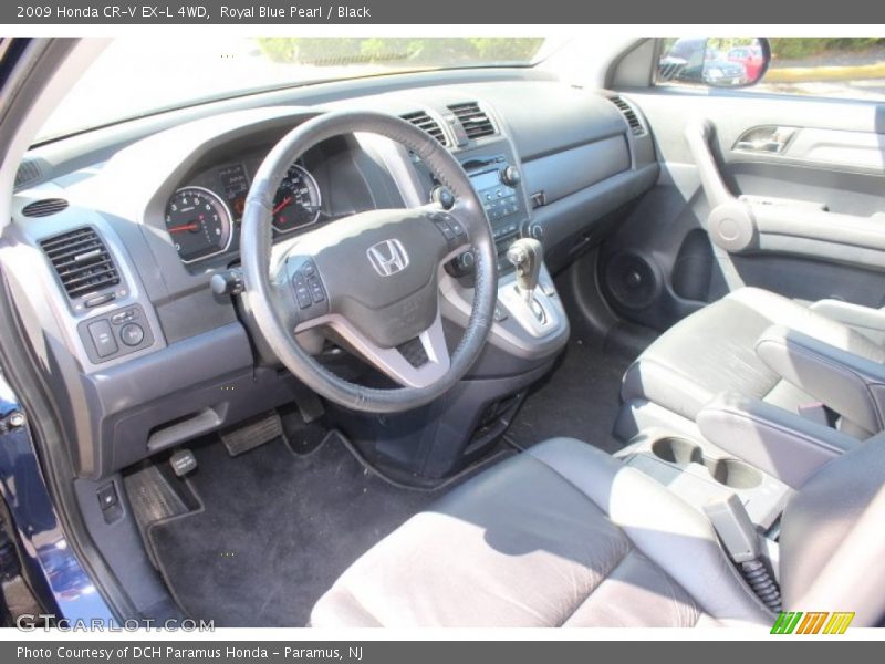 Royal Blue Pearl / Black 2009 Honda CR-V EX-L 4WD