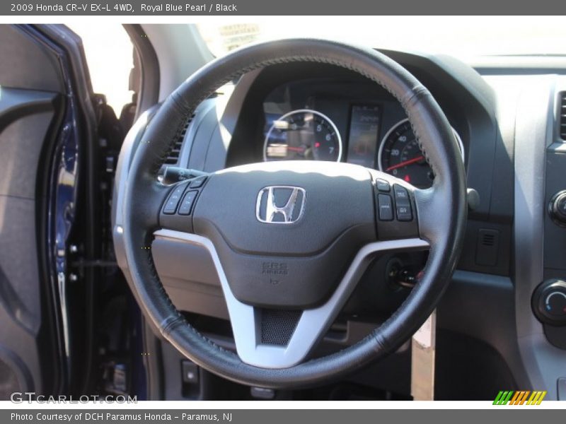 Royal Blue Pearl / Black 2009 Honda CR-V EX-L 4WD