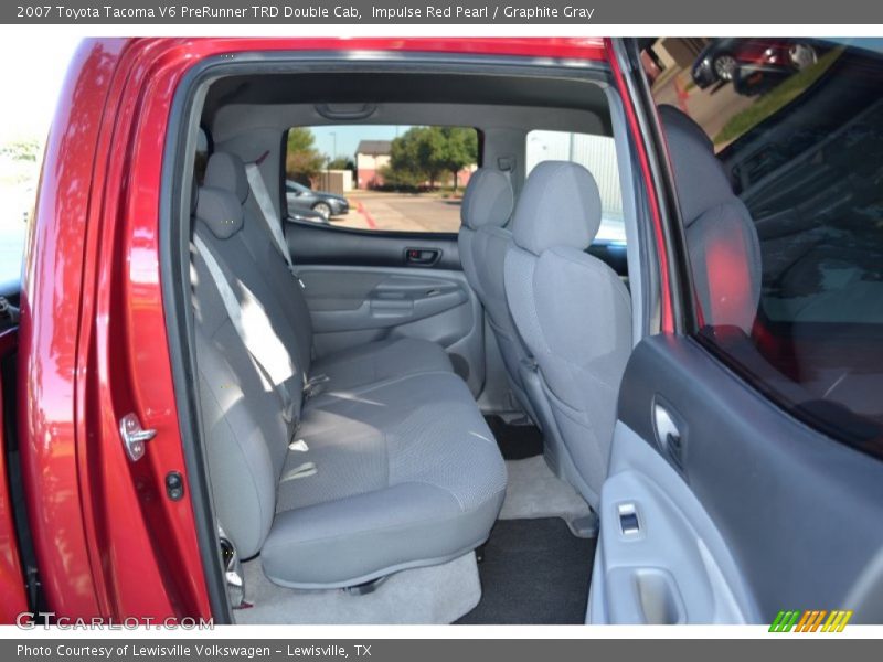 Impulse Red Pearl / Graphite Gray 2007 Toyota Tacoma V6 PreRunner TRD Double Cab