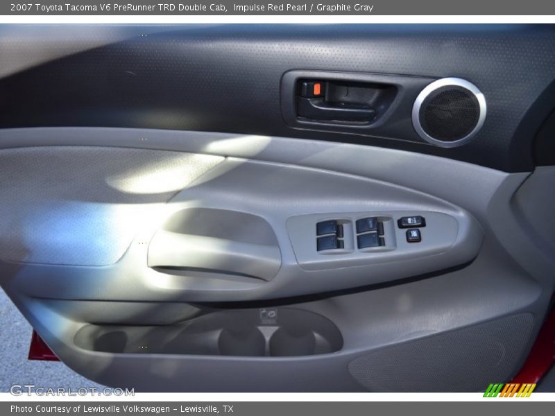 Impulse Red Pearl / Graphite Gray 2007 Toyota Tacoma V6 PreRunner TRD Double Cab