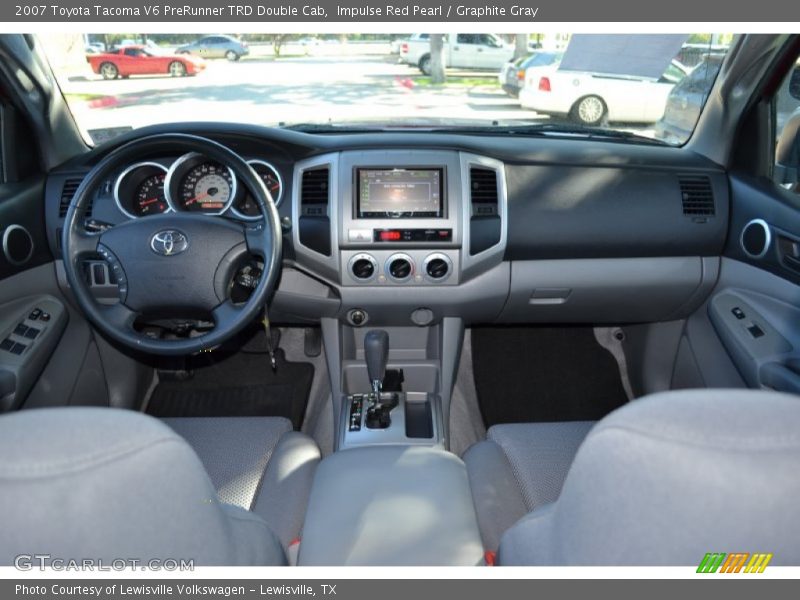 Impulse Red Pearl / Graphite Gray 2007 Toyota Tacoma V6 PreRunner TRD Double Cab