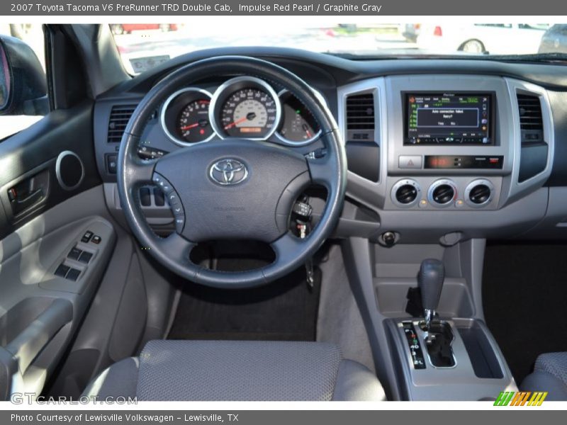 Impulse Red Pearl / Graphite Gray 2007 Toyota Tacoma V6 PreRunner TRD Double Cab