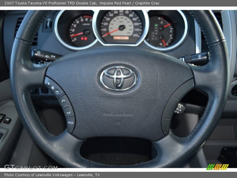Impulse Red Pearl / Graphite Gray 2007 Toyota Tacoma V6 PreRunner TRD Double Cab