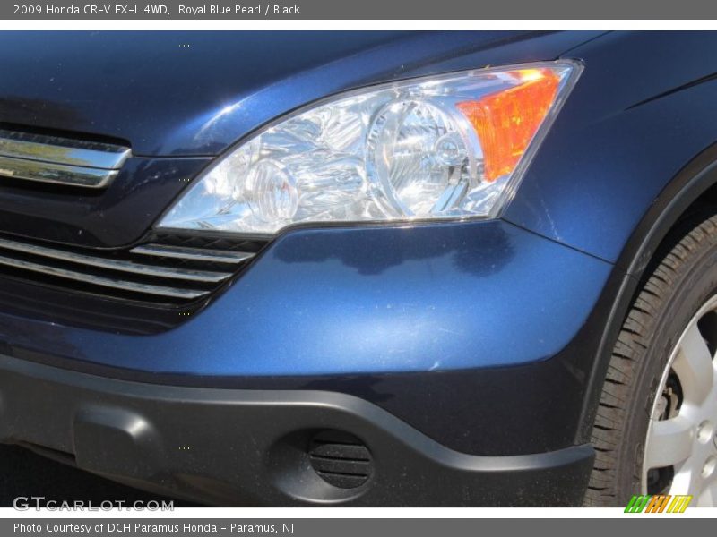 Royal Blue Pearl / Black 2009 Honda CR-V EX-L 4WD