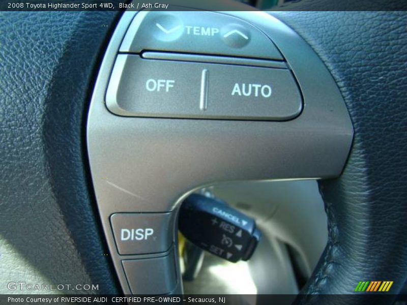 Black / Ash Gray 2008 Toyota Highlander Sport 4WD