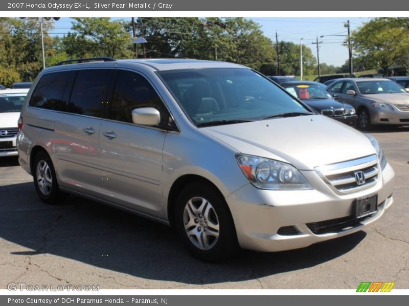 Silver Pearl Metallic / Gray 2007 Honda Odyssey EX-L
