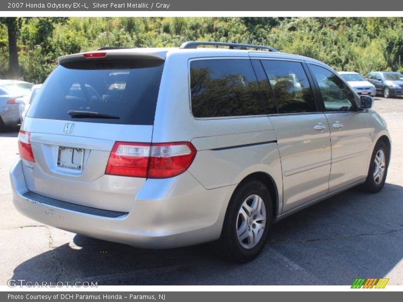 Silver Pearl Metallic / Gray 2007 Honda Odyssey EX-L