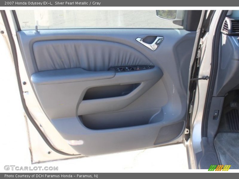 Silver Pearl Metallic / Gray 2007 Honda Odyssey EX-L