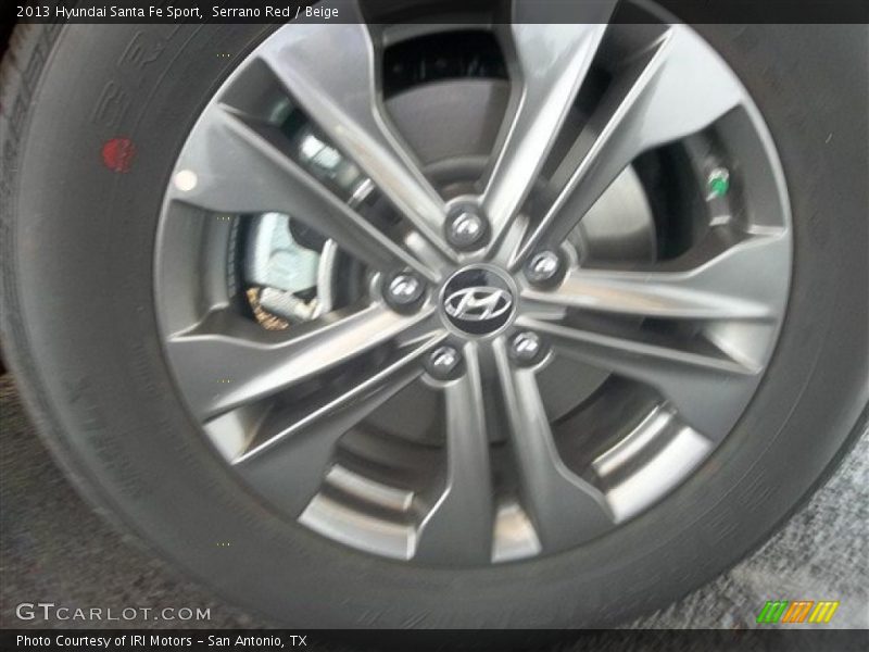 Serrano Red / Beige 2013 Hyundai Santa Fe Sport