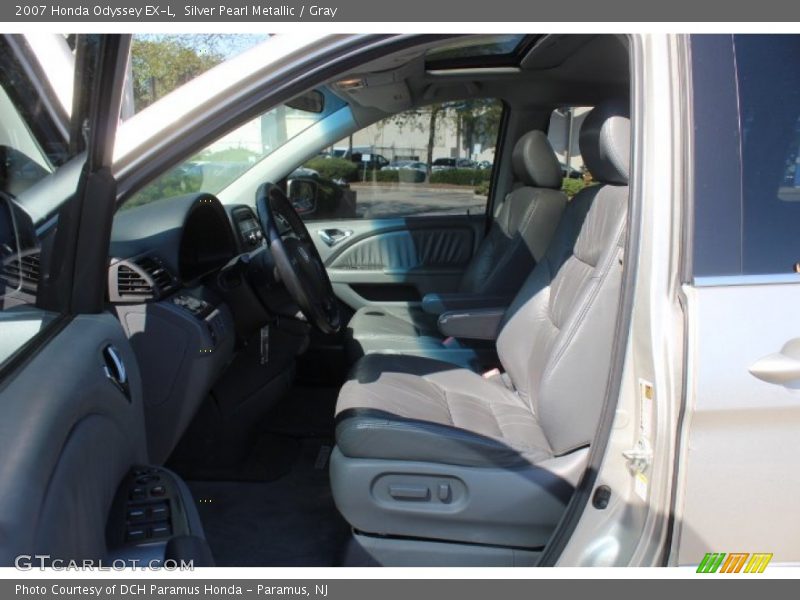 Silver Pearl Metallic / Gray 2007 Honda Odyssey EX-L