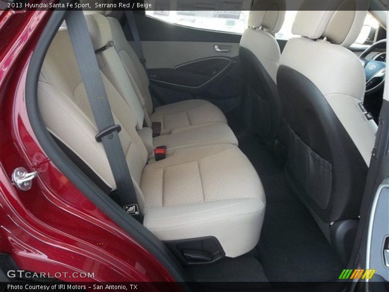 Serrano Red / Beige 2013 Hyundai Santa Fe Sport