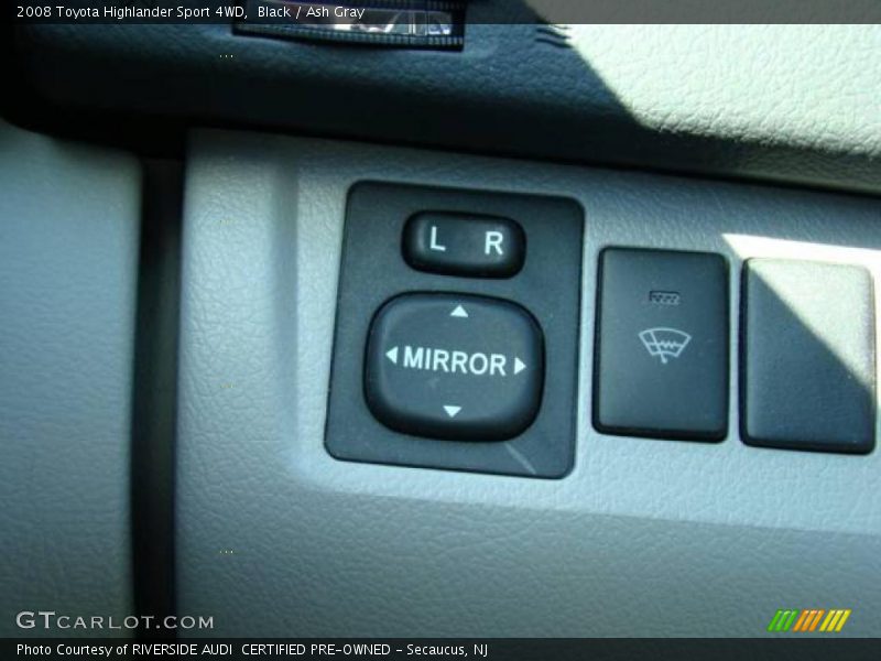 Black / Ash Gray 2008 Toyota Highlander Sport 4WD