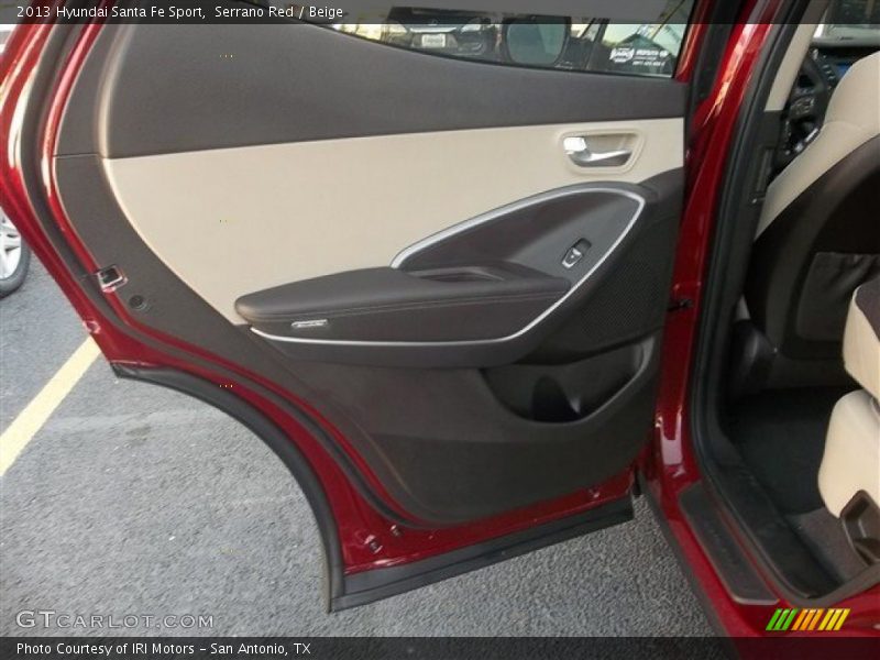 Serrano Red / Beige 2013 Hyundai Santa Fe Sport