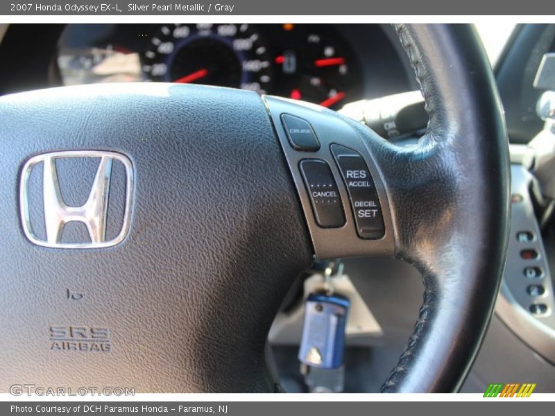 Silver Pearl Metallic / Gray 2007 Honda Odyssey EX-L