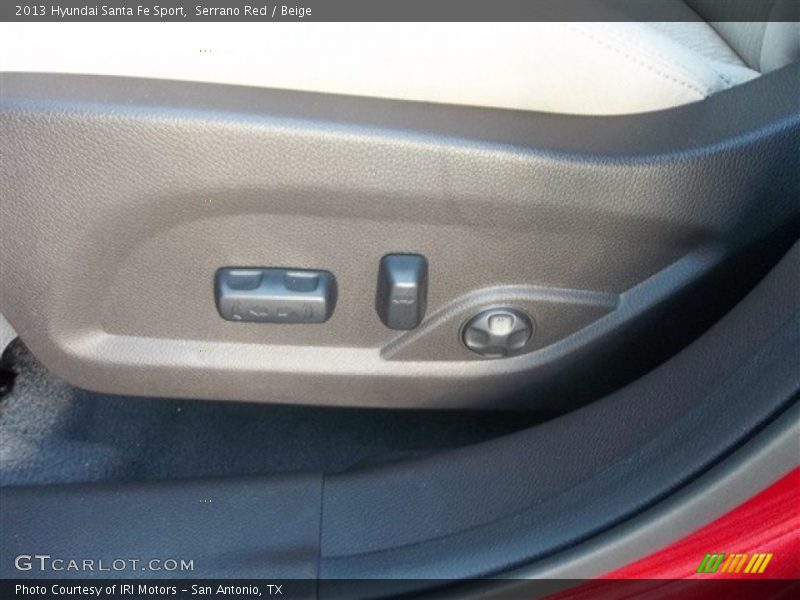 Serrano Red / Beige 2013 Hyundai Santa Fe Sport
