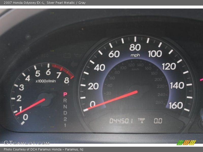 Silver Pearl Metallic / Gray 2007 Honda Odyssey EX-L