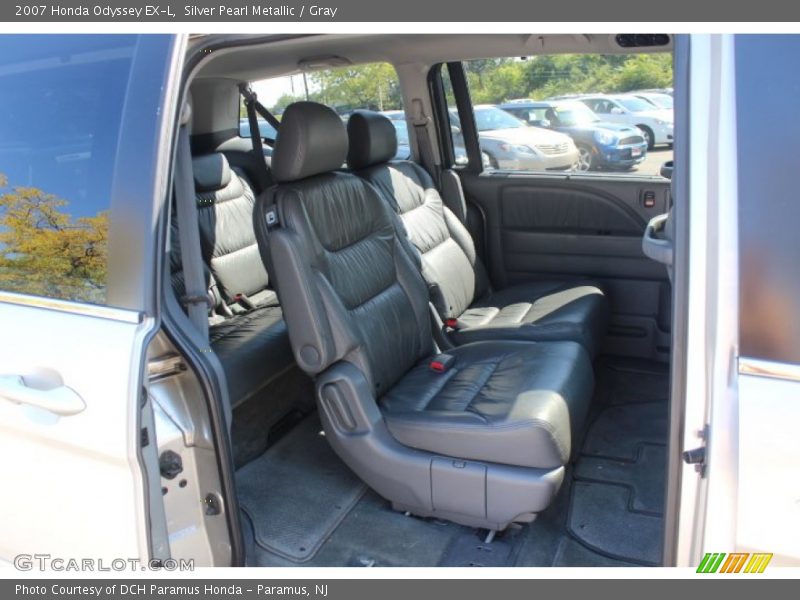 Silver Pearl Metallic / Gray 2007 Honda Odyssey EX-L